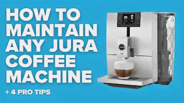 How to clean and descale any at home Jura Coffee Machine