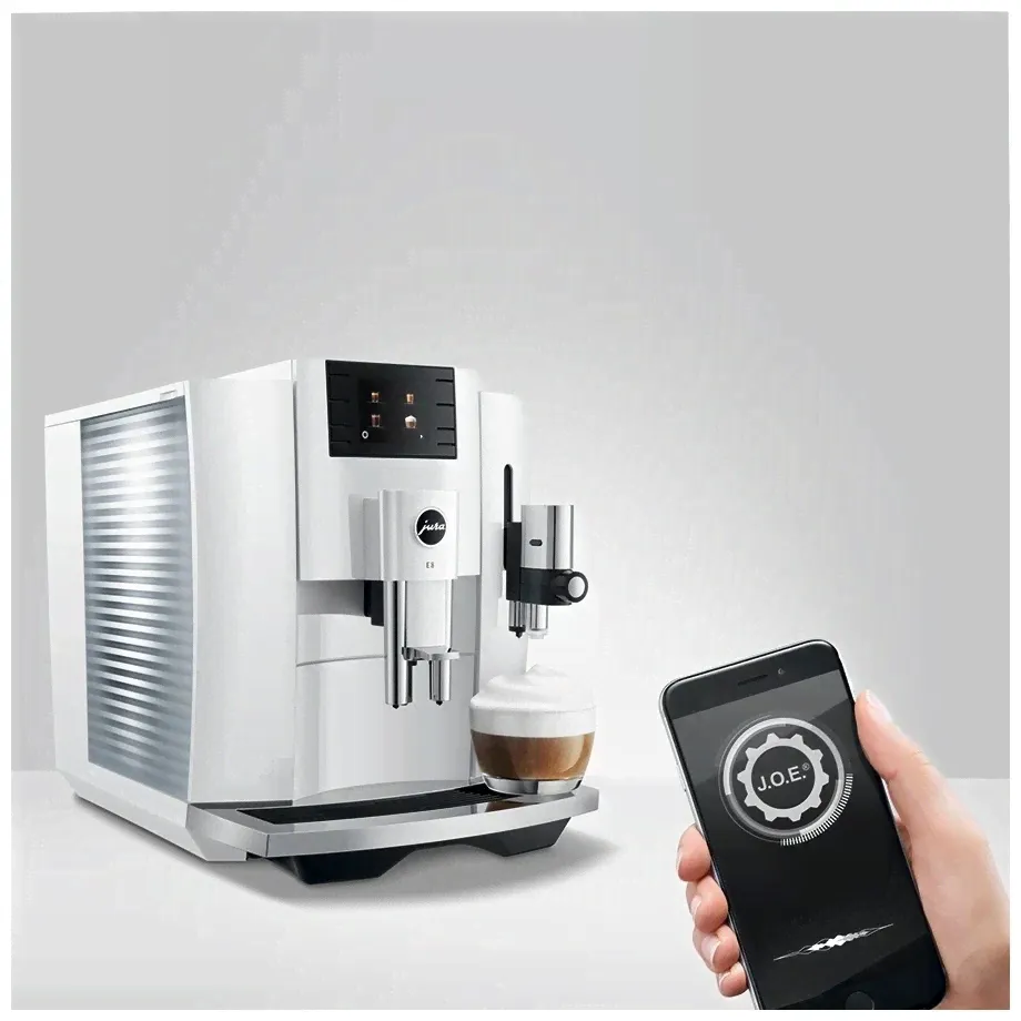 Jura Кофемашина Jura E8 Piano White 15353 кофеварка-2