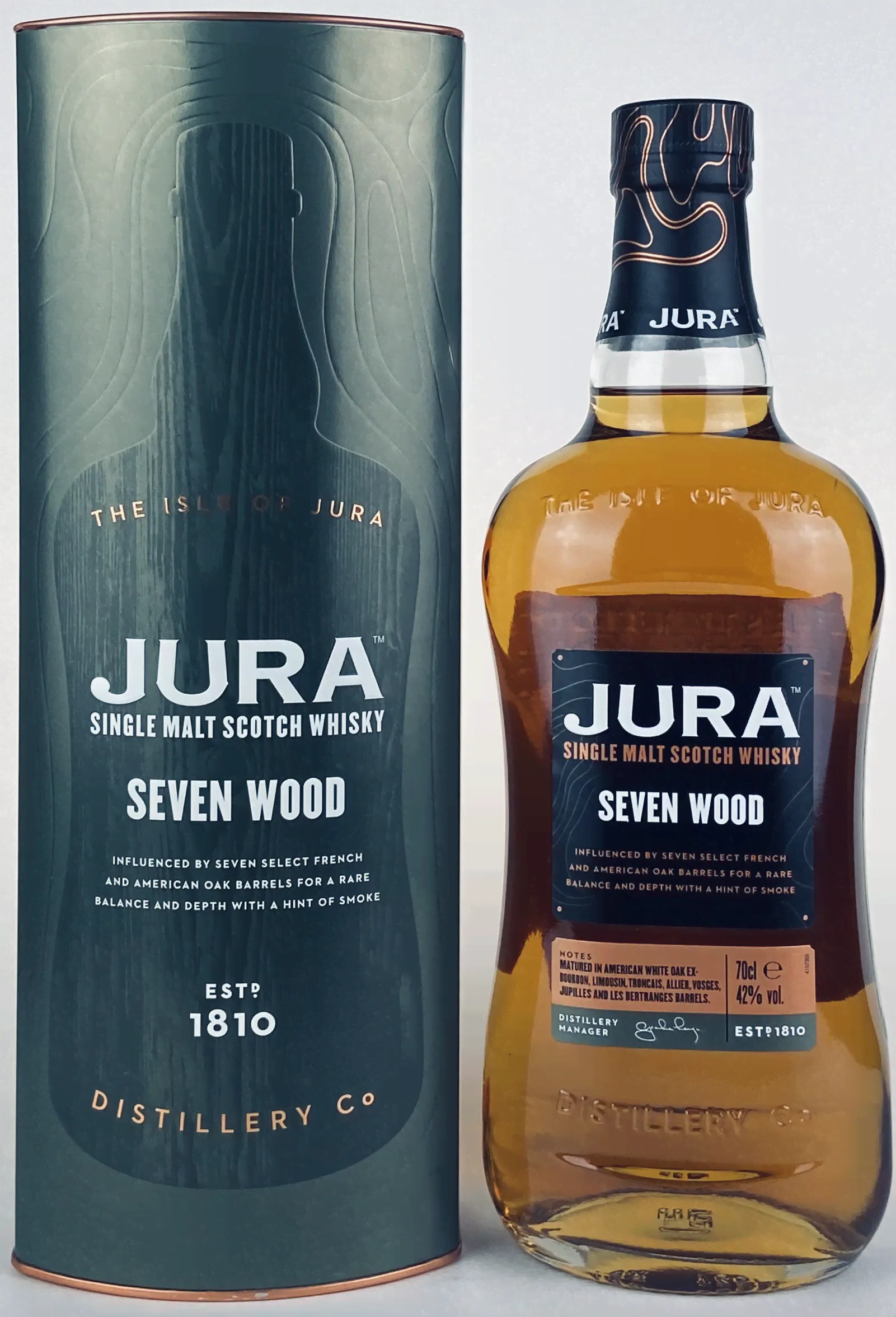 Виски Jura "Seven Wood", in tube,Джура "Севен Вуд", в тубе-0