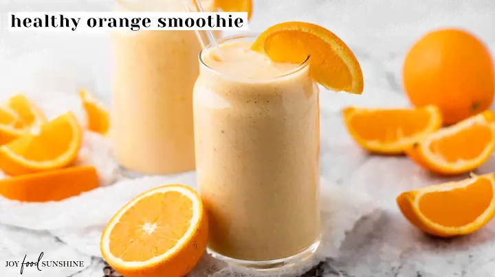 Healthy Orange Smoothie Recipe