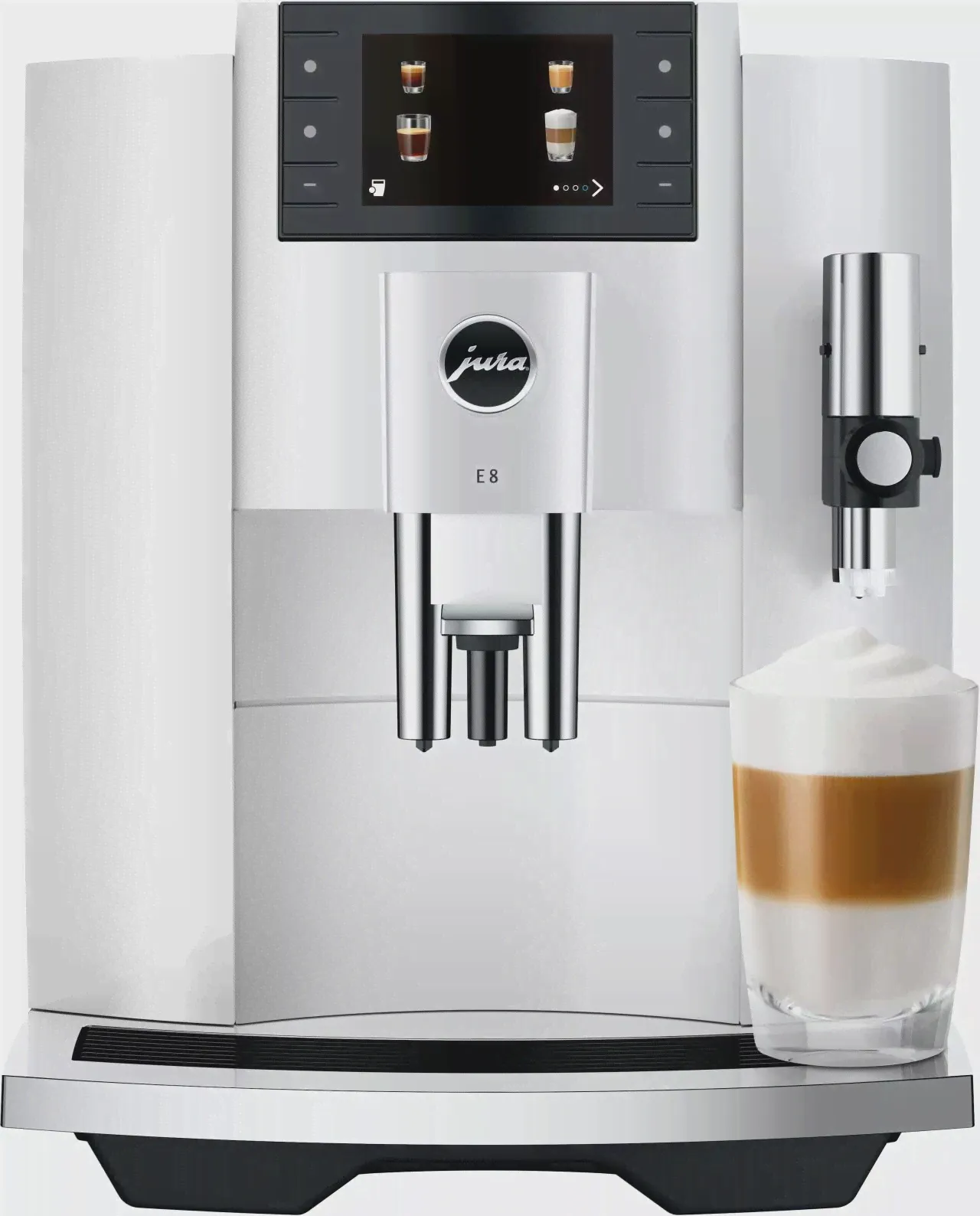 Кофемашина Jura E8 Piano White EC EU-0