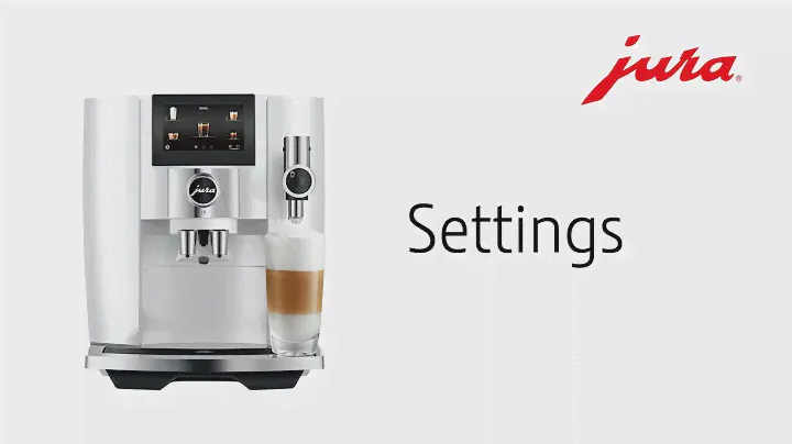 JURA J8 - Settings