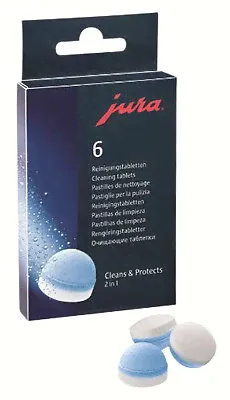 Genuine jura capresso 2-in-1 Cleaning Tablets (Pk of 6) - Made in Germany-0