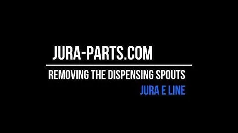 Remove Jura E Line Dispensing Spout