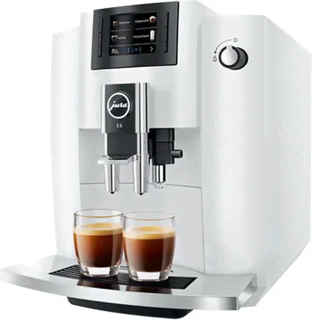 Кофемашина автоматическая Jura E6 Piano White (15378)