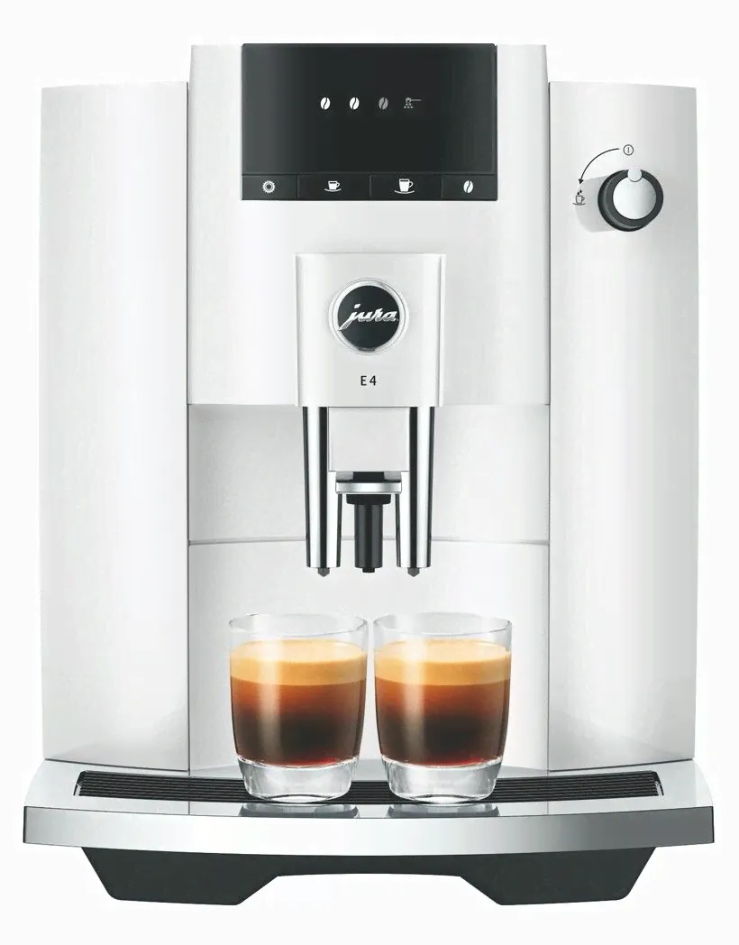 JURA Автоматическая кофемашина JURA E4 Piano White, белый