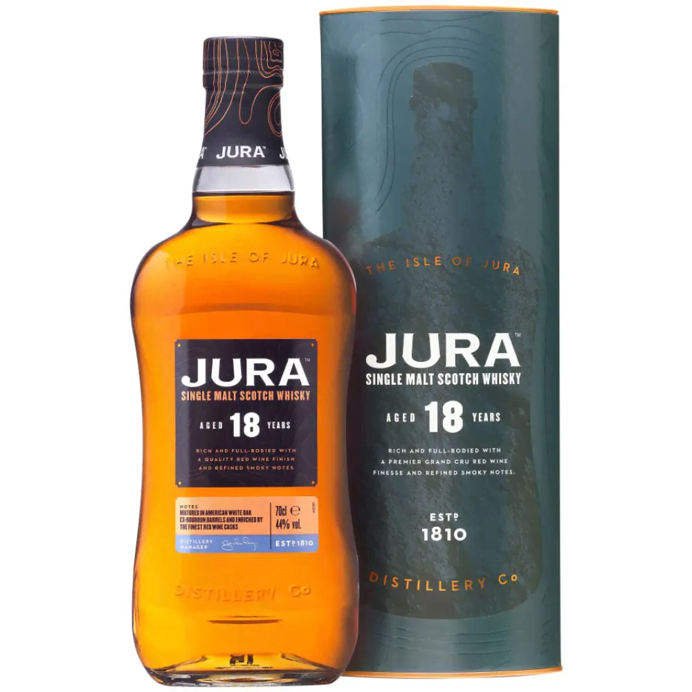 Крепкое виски Jura 18 Year Old Single Malt 0,7 л-0