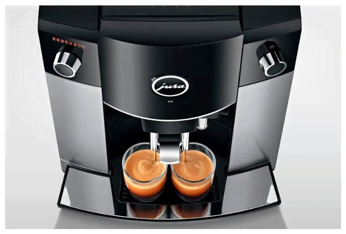 Кофемашина Jura D6 Platin черный/серебристый-4