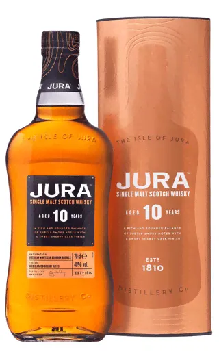 Виски Jura 10 Years Old 0.7 л в тубе